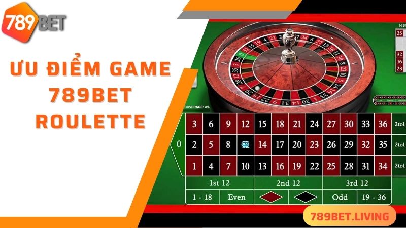 789BET Roulette: Tận hưởng không gian Casino uy tín châu Á 5 Ưu điểm khi chơi 789BET Roulette